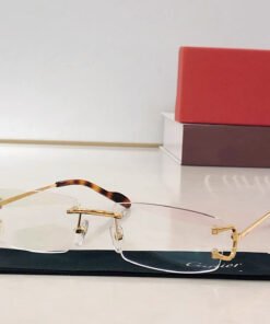 CT0049O Black Horn Purple Lens Glasses